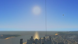 Cities Skylines 100 Meteor Disaster [upl. by Atirehs]