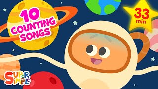 8 Little Planets  STEM Counting Song for Kids  Super Simple Songs [upl. by Zeb]