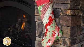 Tips for Making June Tailor Holiday Stockings  a Shabby Fabrics Sewing Tutorial [upl. by Sihonn491]