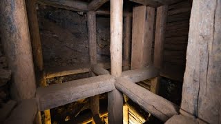 Incredible 150 Yearold Square Set Timbering  Exploring the Abandoned Highland Mine [upl. by Adniram237]