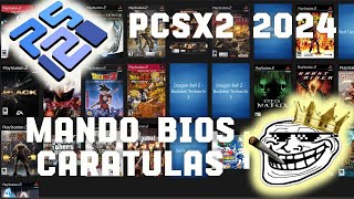 Configuración Completa de PCSX2 2024 Mando BIOS y Carátulas [upl. by Milly]