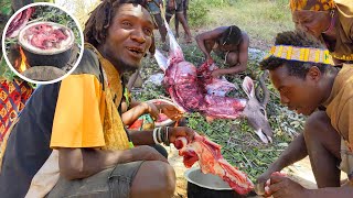 The Remarkable Life Of The Hadzabe Tribe  HuntingCooking And Surviving In The Wild [upl. by Ekul]