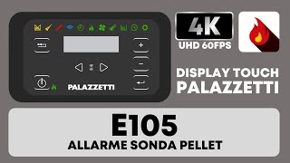 TUTORIAL 2023 E105  ALLARME SONDA PELLET [upl. by Klug21]