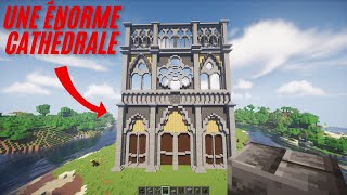 On bâtit une CATHÉDRALE COLOSSALE en live sur Minecraft  🔨🎮 Rediffusion live 2211 [upl. by Odlauso]