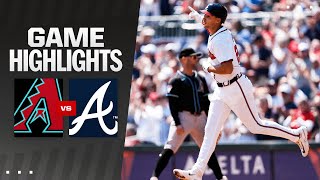 Dbacks vs Braves Game Highlights 4724  MLB Highlights [upl. by Livvyy]