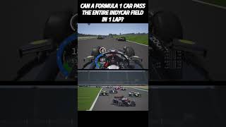 Can You Pass The Entire INDYCAR Field In 1 Lap shorts IndyCar F1 [upl. by Nitsirt]