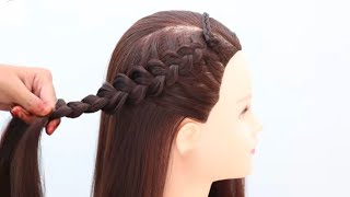 top super open hairstyle for party  hairstyle for girls  hairstyle for wedding  hair style girl [upl. by Whitaker]