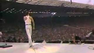 Queen Live Aid Wembley Stadium 1985 GRANDIOSO FREDDIE [upl. by Cyn267]