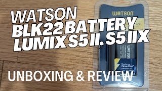 Watson BLK22 battery unboxing amp review [upl. by Tabina179]