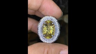 Natural 626ct color change diaspore turkiye no treatment [upl. by Ozzy]