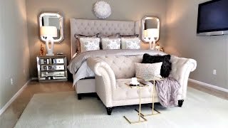 NEW Luxury Master Bedroom Tour and Decor Tips amp Ideas [upl. by Narih]