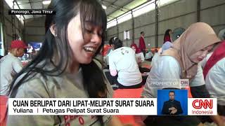 Cuan Berlipat Dari Lipat Melipat Surat Suara [upl. by Ohaus]