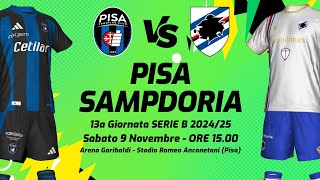 SAMPDORIA SENZA CAPO NÉ CODA IL PISA RINGRAZIA E VINCE FACILE 30 [upl. by Abigail]