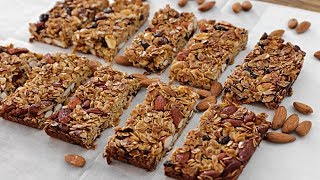 Healthy Granola Bars Recipe [upl. by Petie]