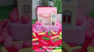 New year color magenta dog house piggy bank short short magenta dog challenge asmr [upl. by Thissa]