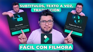 FILMORA El mejor programa para Añadir texto a video  SUBTITULOS a VIDEOS [upl. by Ashti]