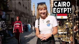 First Impressions of CAIRO EGYPT Africa’s CRAZIEST City اجانب فى القاهرة [upl. by Atsyrk]