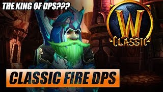 Classic WoW Fire Mage DPS [upl. by Vivie]