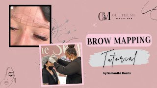 Eyebrow Mapping String Method [upl. by Tait]