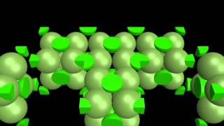 26b Fluorite Calcium Difluoride  from unit cell to packing [upl. by Anyaj]