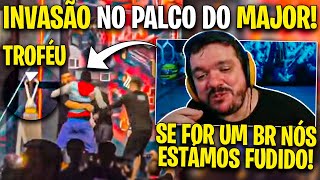 REAÇÃO DO GAULES COM INVASÃO NO MAJOR NO JOGO DA G2🔥🔥🔥 [upl. by Noivad471]