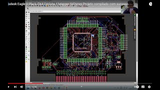 FPGA SNES Cartucho da PCB do Mapper CX4 CYCLONE 1 EP1C3T144C8N Parte 4 Troca de pinagem [upl. by Verine]