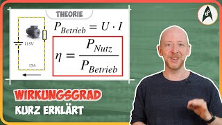 Wirkungsgrad erklärt mit Beispiel  Lerne Elektronik [upl. by Lamar]