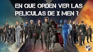 Explicando las lineas temporales de los XMen  ¿En que orden verlas [upl. by Arimlede]