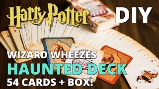 DIY Haunted Deck  Weasleys Wizard Wheezes Playing Cards [upl. by Longawa386]