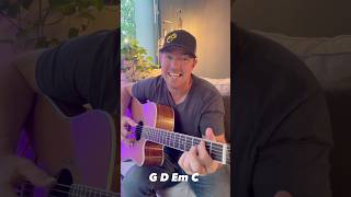 Whiskey Glasses  Morgan Wallen  4 Chord Country Songs on Guitar [upl. by Tymothy851]