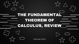 Fundamental Theorem Review [upl. by Morse]