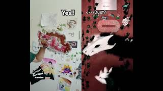 Duet with zosterdragon  paperdragons dragonpuppets duet fypシ゚viral shorts craft art yay [upl. by Romo]