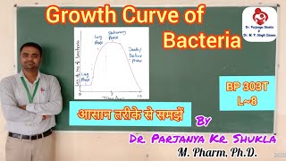 Bacterial Growth Curve  Growth Curve for Bacteria  BP 303T  L08 [upl. by Furlong]