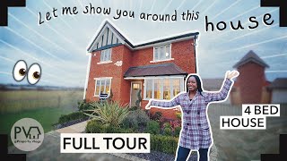 Touring a STUNNING 4 Bed New Build Home £375K  FULL Property House Tour Bloor Homes The Harwood [upl. by Ayekan881]