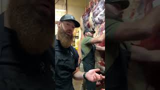 Bison VS Elk shorts thebeardedbutchers elk bison butchering [upl. by Asiil482]