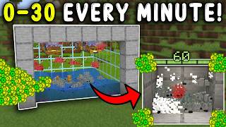 BEST XP FARM Minecraft 121 0  30 In 1 MINUTE [upl. by Ciredor]