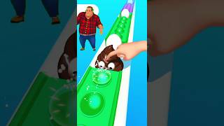 Pop Running Funny game play video games shortsfeed [upl. by Ainerbas]