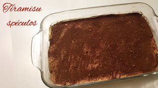 Recette de tiramisu aux spéculoos super simple [upl. by Aniahs609]