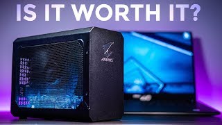 RTX eGPUs For Gaming and Video Editing On Older Laptops  AORUS RTX 2070 Gaming Box [upl. by Eniamrehs]