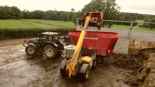 Feeding the Cows with Silage  by Manitou [upl. by Farlee]