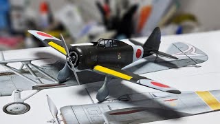 프라클래스 hasegawa 172 ki27 type95 작업영상 [upl. by Quintie257]