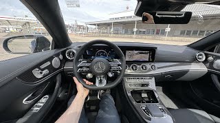 New Mercedes EClass Coupe AMG E 53 2023 Test Drive POV [upl. by Ikcaj]