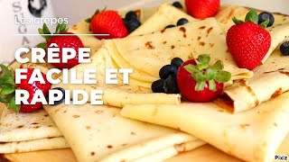 Recette de pâte à crêpes INRATABLE  FACILE  RAPIDE  Spécial CHANDELEUR [upl. by Aneekas]