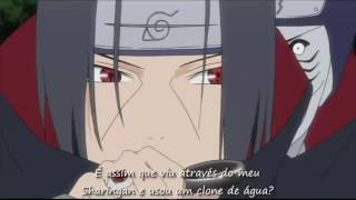 Itachi Vs Kisame LEGENDADO PT BR LUTA COMPLETA [upl. by Luy]