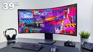 LGs NEW 39quot OLED Gaming Monitor 240Hz 39GS95QE Review [upl. by Tnahsarp]