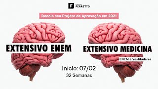 ⚡️ Vem aí Extensivo ENEM 2021 e Extensivo Medicina  ENEM e Vestibulares  Professor Ferretto [upl. by Eillo903]