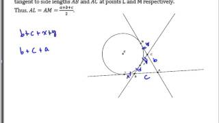 The Connection of the Excircle and Semiperimeter of a Triangle [upl. by Amikat]