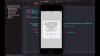 AppTrackingTransparency iOS 14 Swift [upl. by Marka]