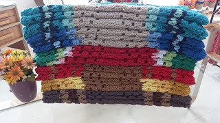 🚨🙏PRODUÇÃO DE 6 JOGOS DE PASSADEIRAS CORES LINDAS PRA VC SE INSPIRAR 🙏🚨 vlog crochet [upl. by Alimak]