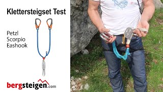 Test Petzl Scorpio Eashook Klettersteigset [upl. by Auqinu647]